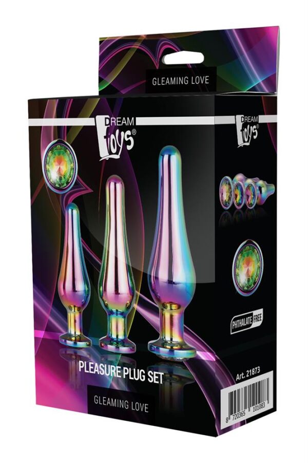 Kit 3 plugs gleaming love - Imagen 3