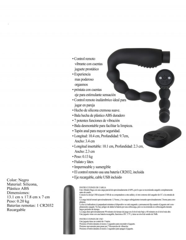 Plug recargable prostatico the emperor - Imagen 3