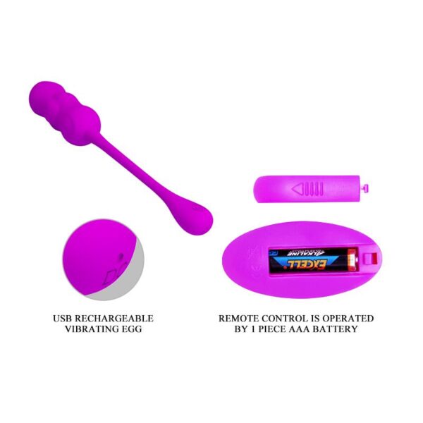 Huevo vibrador con mando Leshy - Imagen 4