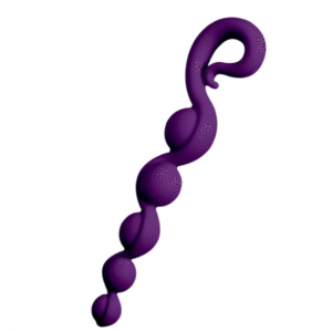 Tira anal Bendy beads rojo