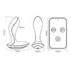 Plug anal vibrador y electro shock Herrcules - Imagen 5
