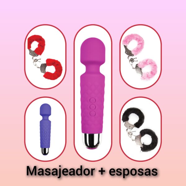 Masajeador + esposas