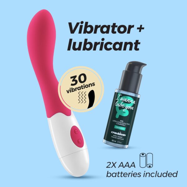 Vibrador Twiglie con lubricante cannabis