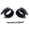 Esposas cuero vegano Black saphire - Imagen 4
