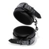 Esposas cuero vegano Black saphire - Imagen 3