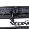 Esposas cuero vegano Black saphire - Imagen 6