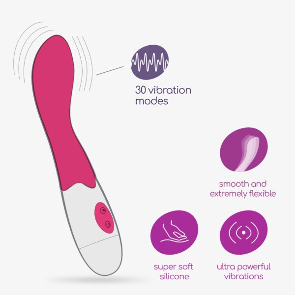 Vibrador Twiglie con lubricante cannabis - Imagen 3