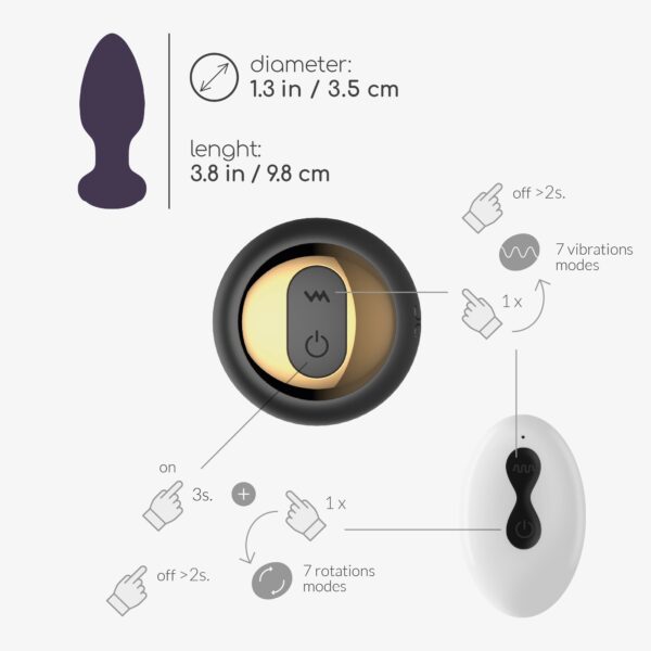 Plug rotador con mando Oh¡ Elita - Imagen 5