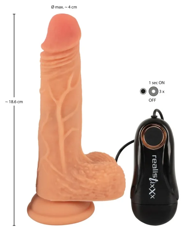 Realístico dual density con vibrador - Imagen 6