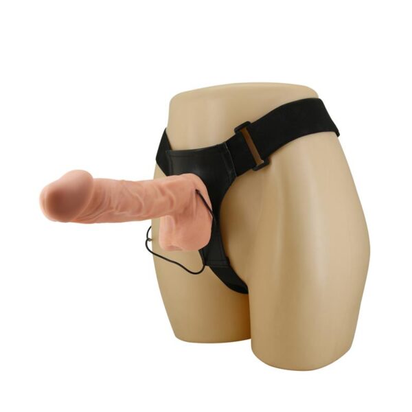 Arnés con dildo vibrador 26cm