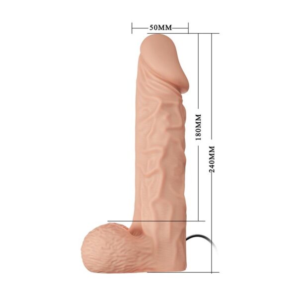 Arnés con dildo vibrador 24cm - Imagen 3