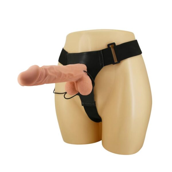 Arnés con dildo vibrador 24cm - Imagen 5