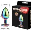 Plug anal multicolor Atraction T-L - Imagen 3
