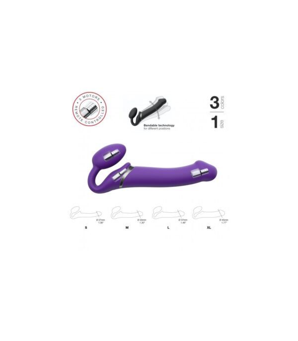 Strap on me 3 motores recargable y mando T-L - Imagen 9