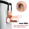 Arnés doble penetración con vibrador