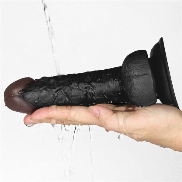 Arnés con vibrador negro 7" - Imagen 5