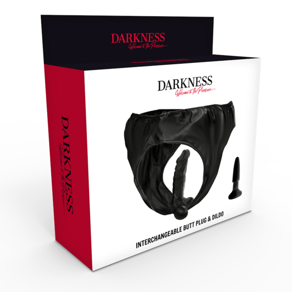 Panties con plug y dildo intercambiable - Imagen 3