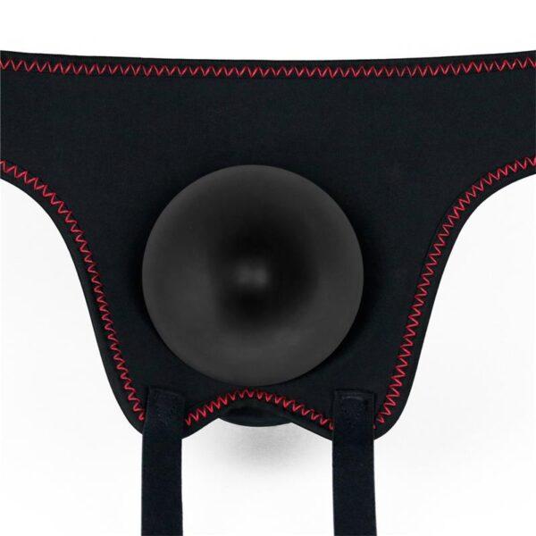 Arnés con vibrador negro 7" - Imagen 4