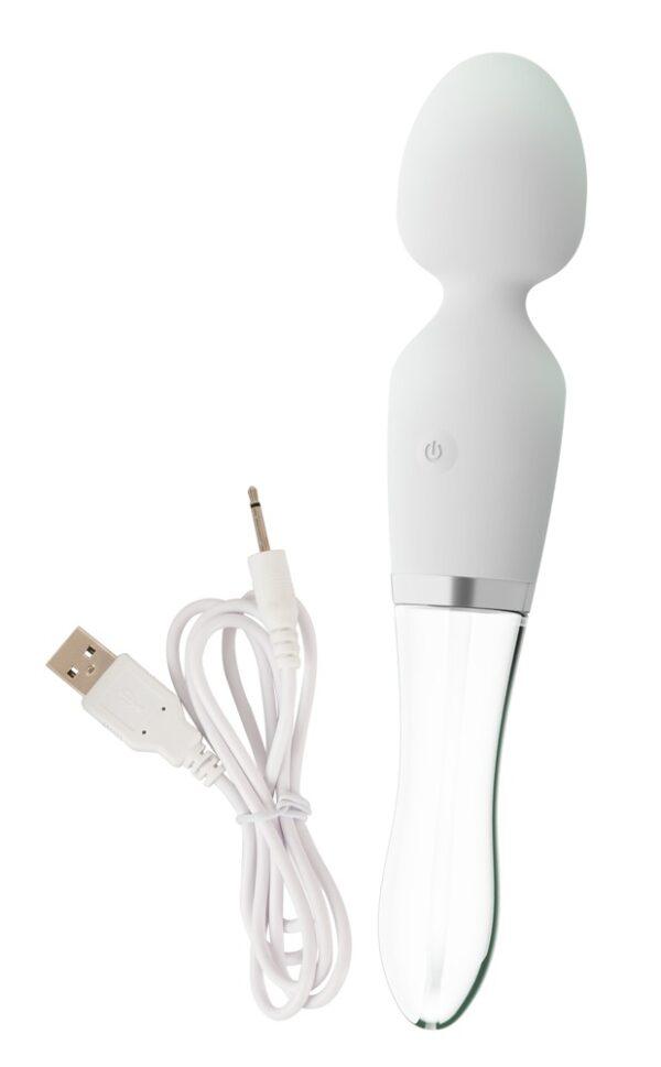 Masajeador cristal/silicona Liaison USB - Imagen 4