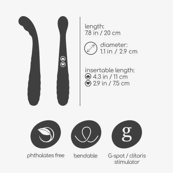 Pixie vibrador doble - Imagen 3