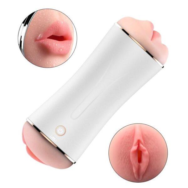 Masturbador vagina/boca recargable Foxshow