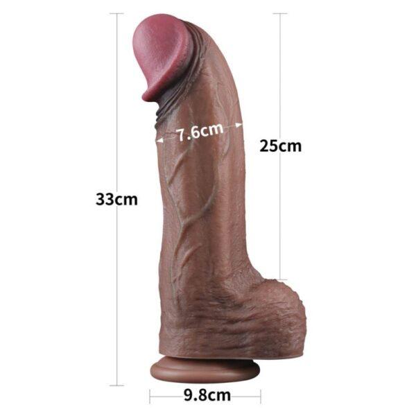 Dildo realista dual layered 13" - Imagen 2