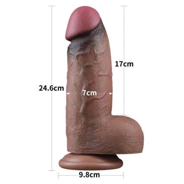 Dildo realista dual layered 9.5" - Imagen 2