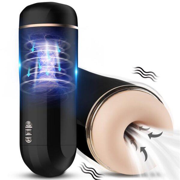 Masturbador vibrador/succionador Snow