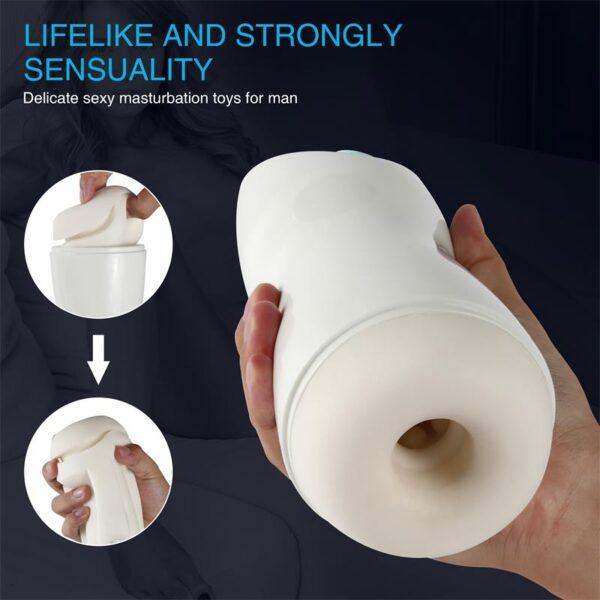 Masturbador succionador/vibrador Geri - Imagen 5