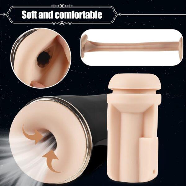 Masturbador vibrador/succionador Snow - Imagen 3