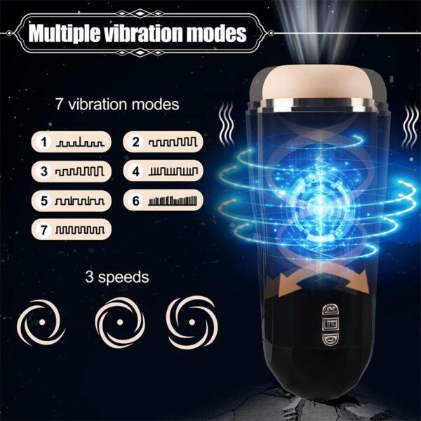 Masturbador vibrador/succionador Snow - Imagen 2