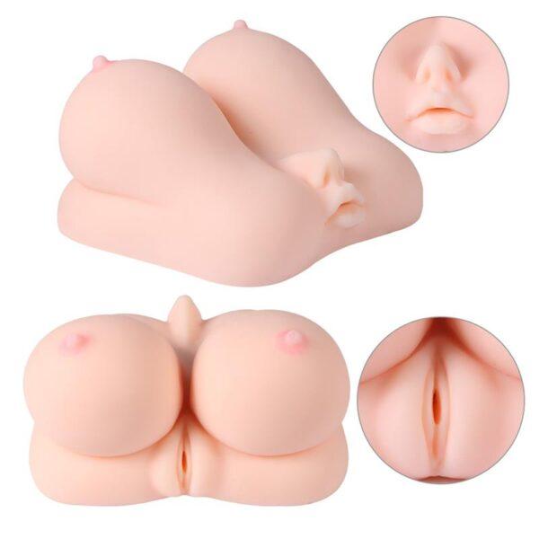 Masturbaor 3 en 1 boca-pecho-vagina - Imagen 3