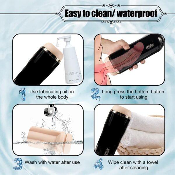 Masturbador vibrador/succionador Snow - Imagen 6