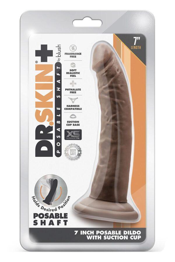 Dr Skin posable 7" dildo with suction cup - Imagen 3