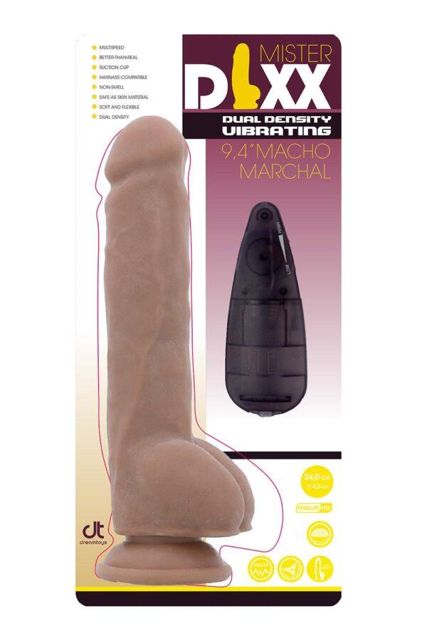 Mr Dixxx Macho Marshal 9,4' dual density vibrating dildo - Imagen 2