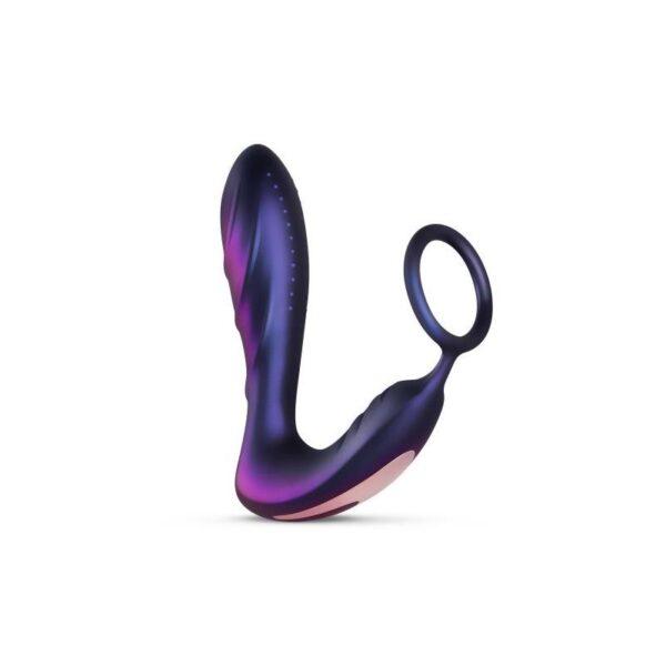 Plug anal con anillo y mando Black hole