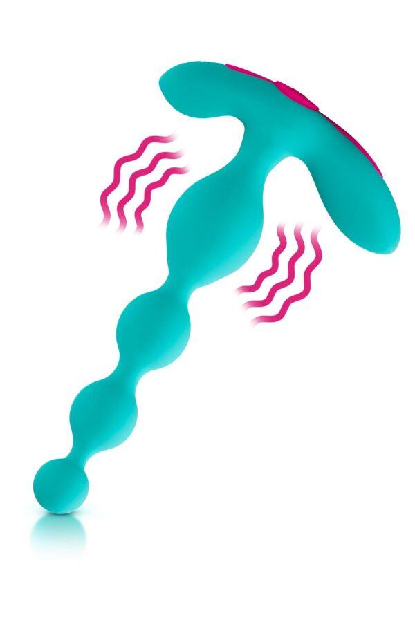 Vibrating anal beads