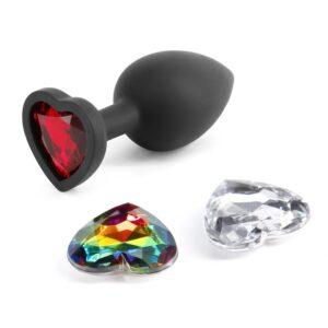 Joya anal Xchance corazón talla pequeña