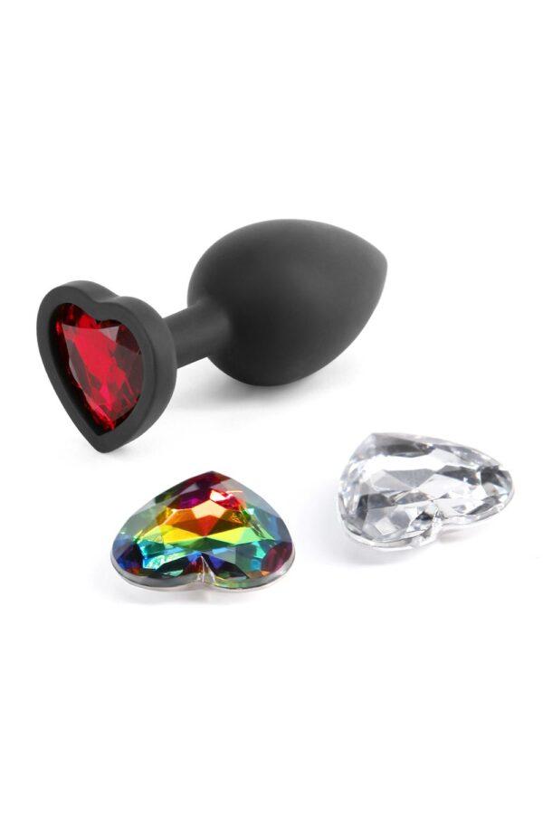 Joya anal Xchance corazón talla pequeña