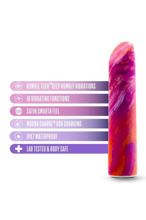 Bala vibradora recargable exposed Fiery - Imagen 7