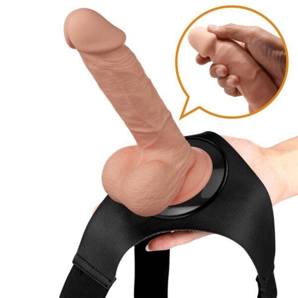 Arnés con ventosa y dildo Jerry 21.8cm - Imagen 4