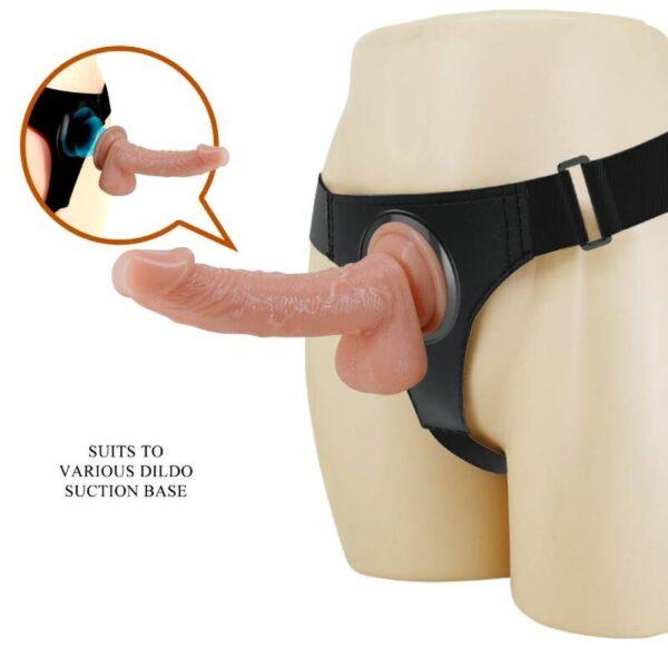 Arnés con ventosa y dildo Kevin 19cm - Imagen 3
