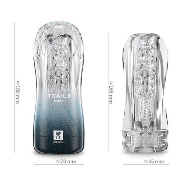Masturbador reutilizable Trail gris - Imagen 3