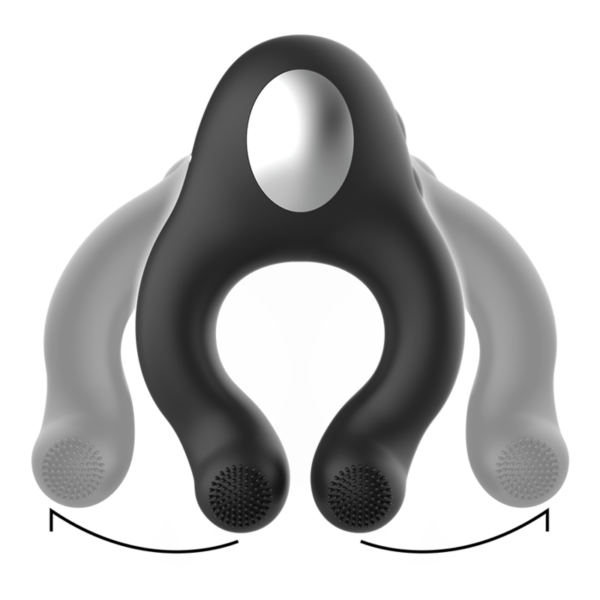 Anillo vibrador con lenguas y 3 motores - Imagen 3
