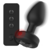 Plug anal con mando y joya talla S