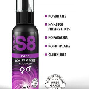 Spray relajante anal 30ml S8