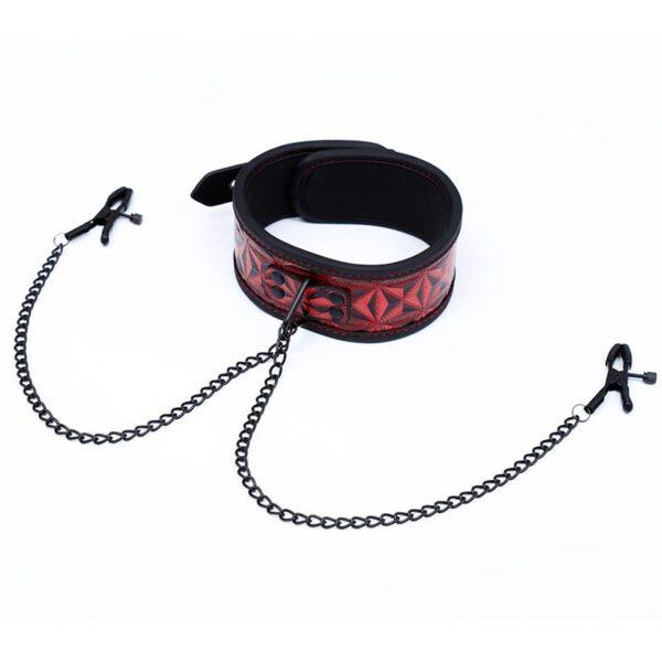 Diamond collar con pinzas pezones - Imagen 3