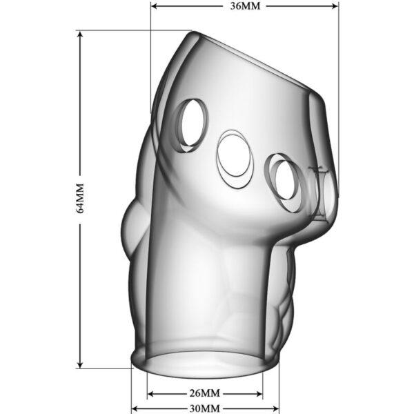 Engrosador pene Oscar transparente - Imagen 6
