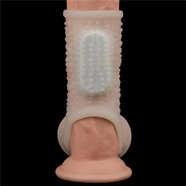 Funda pene y testículos vibradora Drip knights ring - Imagen 4
