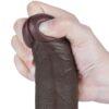 Dildo dual layer 8" negro - Imagen 8